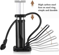 Leosportz Portable Mini Cycle Pump with Pressure Gauge