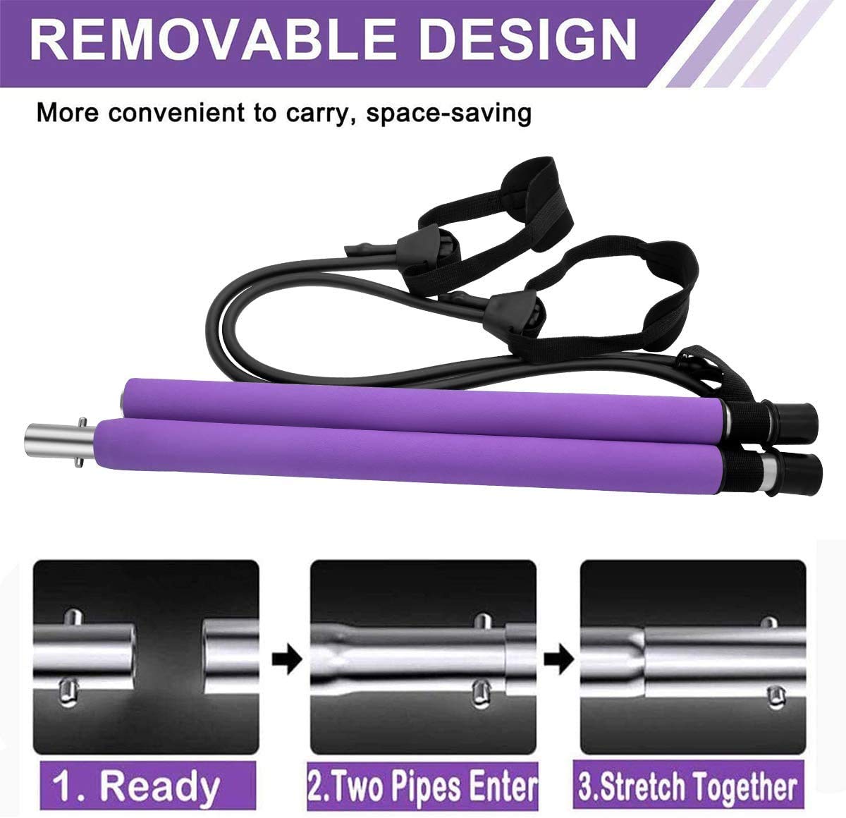 Leosportz Yoga Pilate Stick Toning Tube