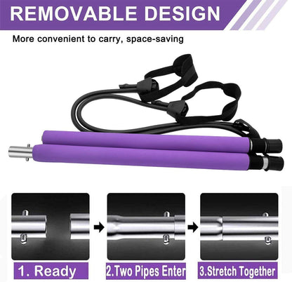 Leosportz Yoga Pilate Stick Toning Tube