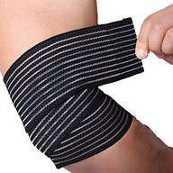 Leosportz (Pack of 2) Extra Long Elastic Compression Knee Brace