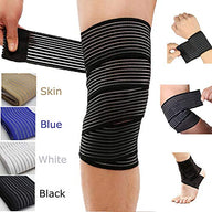 Leosportz (Pack of 2) Extra Long Elastic Compression Knee Brace