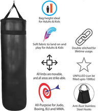 Leosportz Punching Bag Set with Boxing Wraps