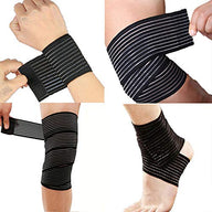 Leosportz (Pack of 2) Extra Long Elastic Compression Knee Brace