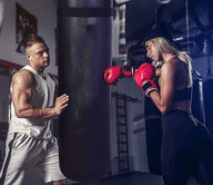 Leosportz Punching Bag Set with Boxing Wraps