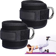 Leosportz Ankle Strap for Gym Cable Machine (Pair)