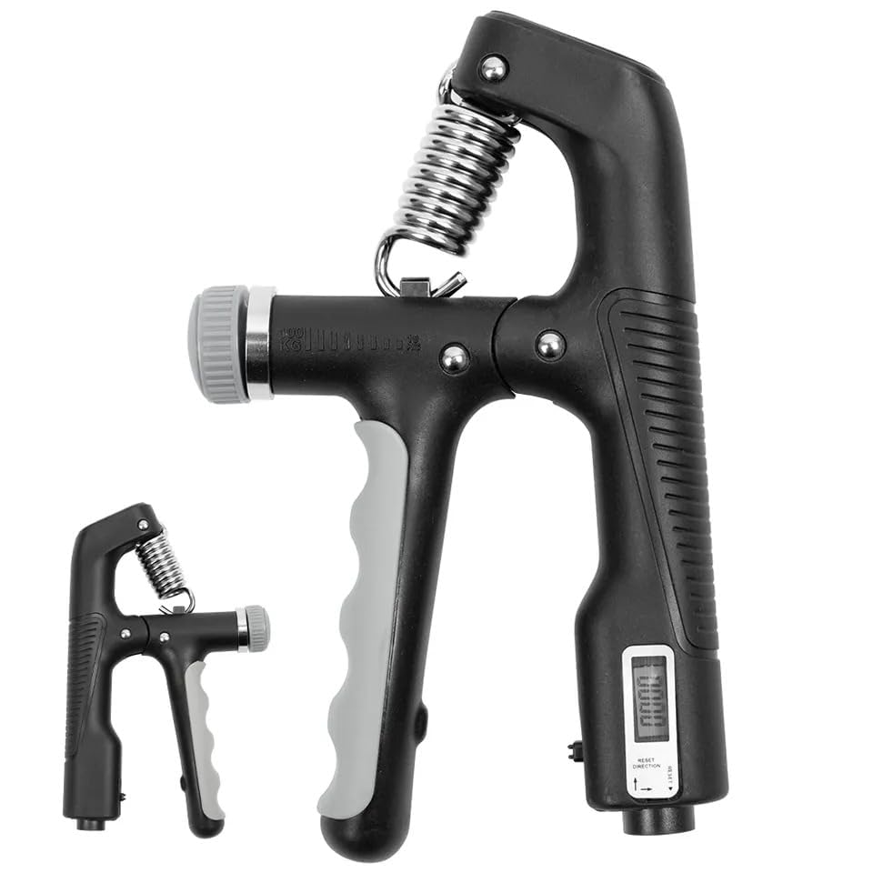 Leosportz Hand Grip strengthener - New Improved Desgine 10-100 kg