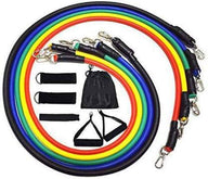 Leosportz Exercise Variable Resistance Band 5-Level Latex Tubes