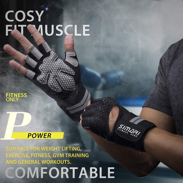 Leosportz Gym Gloves for Men Workout