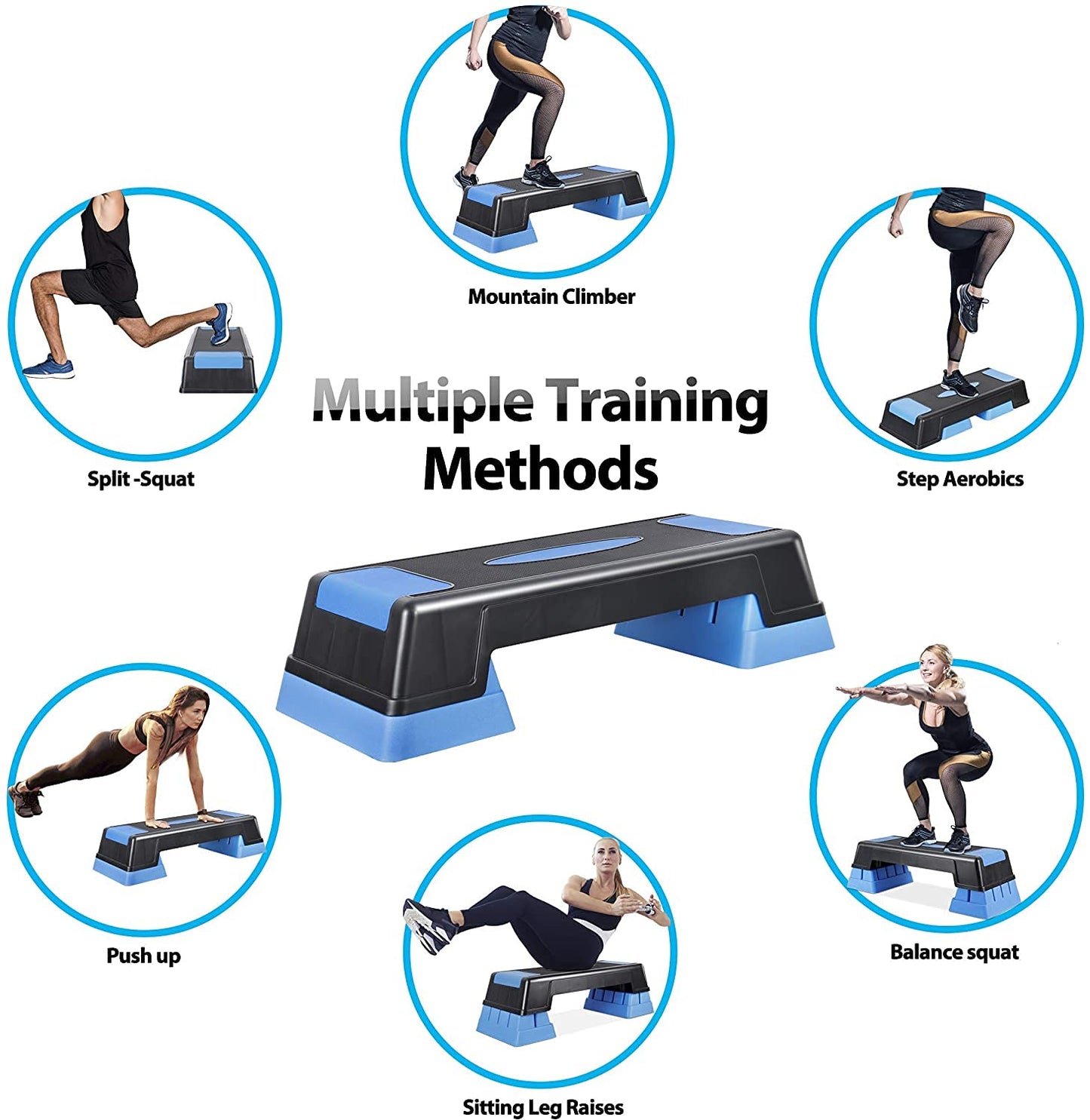 Leosportz Stepper Aerobic Step Platform