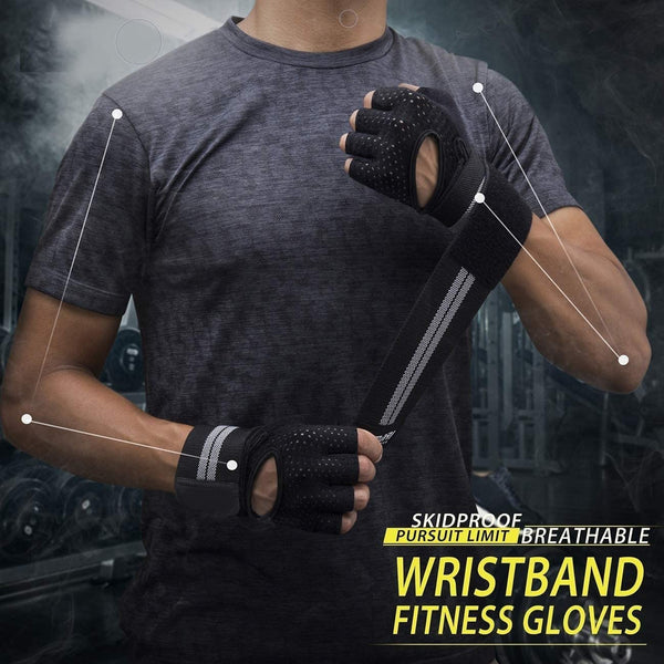 Leosportz Gym Gloves for Men Workout