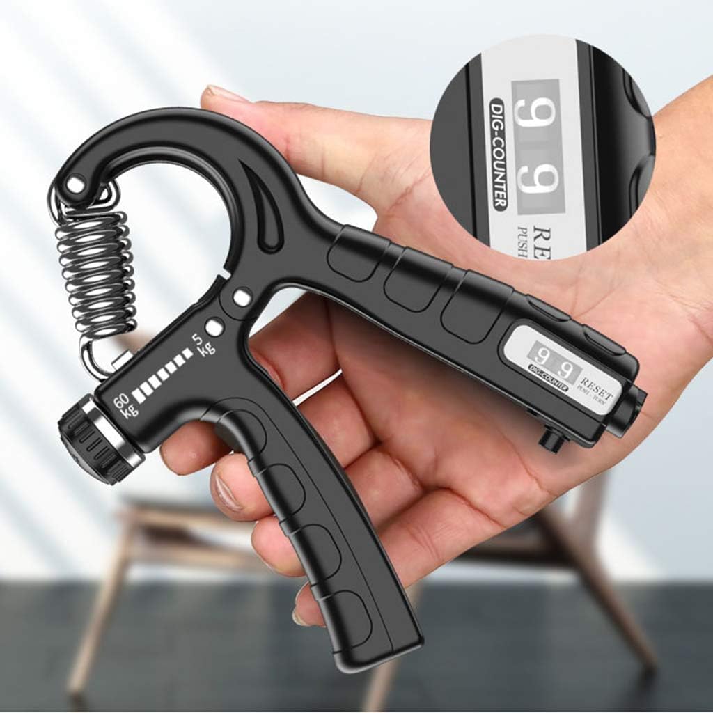 Leosportz Hand Gripper Forearm Exercise Equipment with Counter