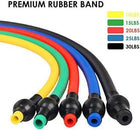 Leosportz Exercise Variable Resistance Band 5-Level Latex Tubes
