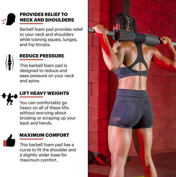 Leosportz Barbell Pad for Shoulder Protection
