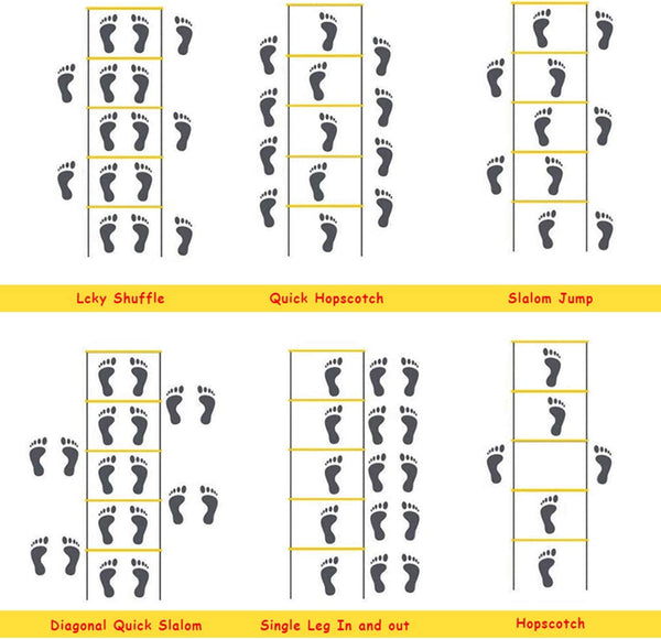 LeosportzSports Super Speed Agility Ladder
