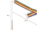 Leosportz Rhythmic Gymnastics Ribbon Stick