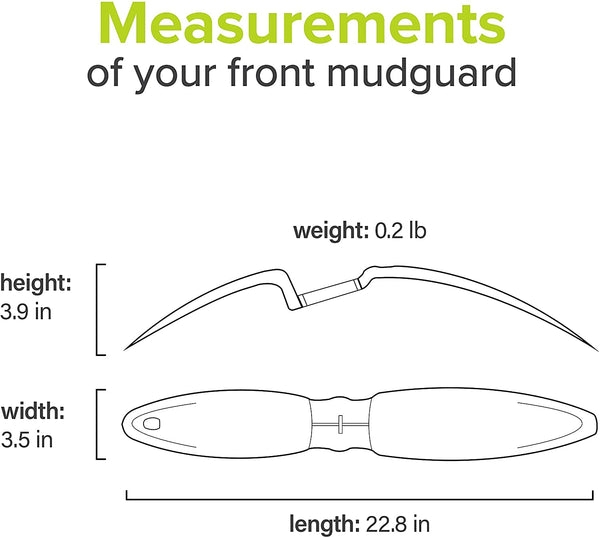 Leosportz Mudguard for Cycle with Reflective Tape