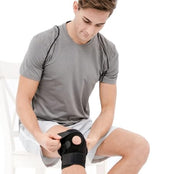 Leosportz Knee Support Brace with 4-Spring Stabilizer