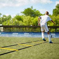 Leosportz Agility Ladder 8 Meter Speed Training Ladder with 16 Adjustable Rungs
