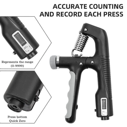 Leosportz Hand Grip strengthener - New Improved Desgine 10-100 kg
