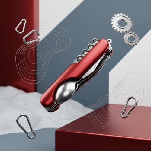 Leosportz 7-in-1 Camping Multitool with Spoon