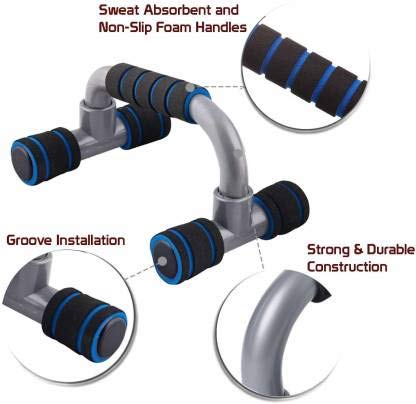 Leosportz Push Up Bars for Home & Gym Workouts