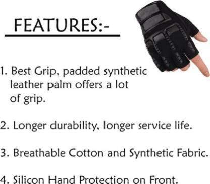 Leosportz Motocross Breathable Half-Finger Riding Gloves