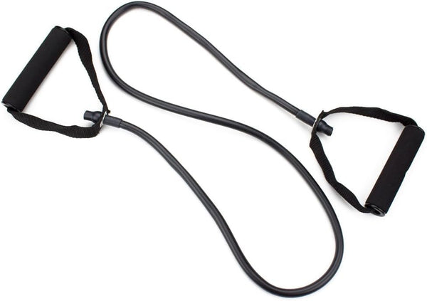 Leosportz Natural Rubber Resistance Tube with Foam Handles
