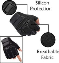 Leosportz Motocross Breathable Half-Finger Riding Gloves