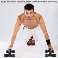 Leosportz Push Up Bars for Home & Gym Workouts
