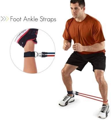 Leosportz Exercise Variable Resistance Band 5-Level Latex Tubes
