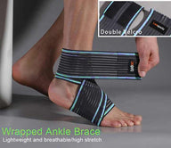 Leosportz Adjustable Ankle Support Brace with Compression
