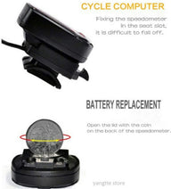 Leosportz Cycle Speed Meter Wired Bicycle Speedometer