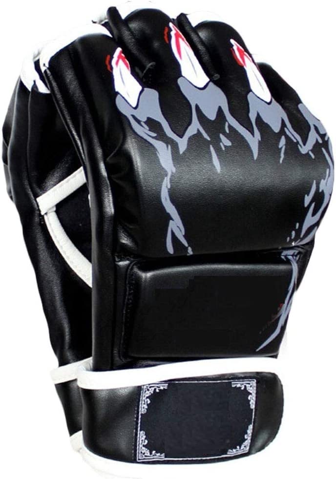 Leosportz Martial Arts Training Gloves - Mma Kickboxing Grappling — MMA Black