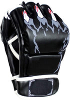 Leosportz Martial Arts Training Gloves - Mma Kickboxing Grappling — MMA Black