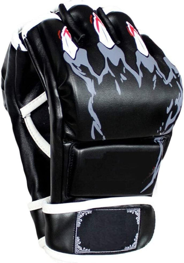 Leosportz Martial Arts Training Gloves - Mma Kickboxing Grappling — MMA Black