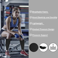 Leosportz Calf Compression Support Sleeves (1 Pair)