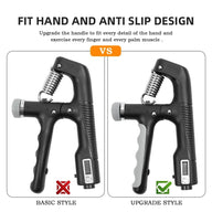 Leosportz Hand Grip strengthener - New Improved Desgine 10-100 kg