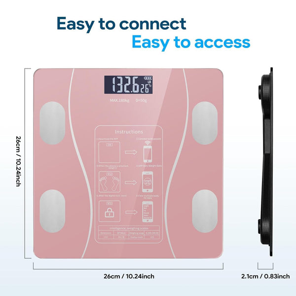 Leosportz Smart BMI & Body Fat Weighing Scale