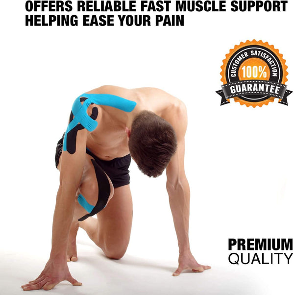 Leosportz Kinesiology Tape for Pain Relief & Recovery