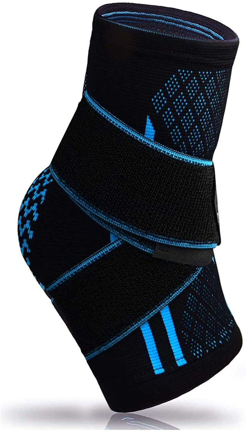 Leosportz Adjustable Ankle Support Brace Sleeve