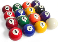 Leosportz Billiard Pool Ball Set – 16 Resin Balls