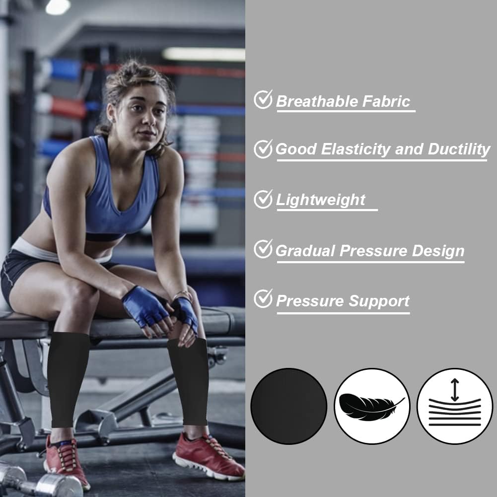 Leosportz Calf Compression Support Sleeve (Pack of 1)