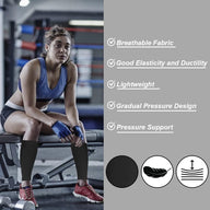 Leosportz Calf Compression Support Sleeve (Pack of 1)