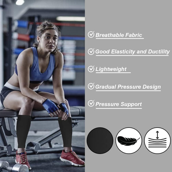 Leosportz Calf Compression Support Sleeve (Pack of 1)