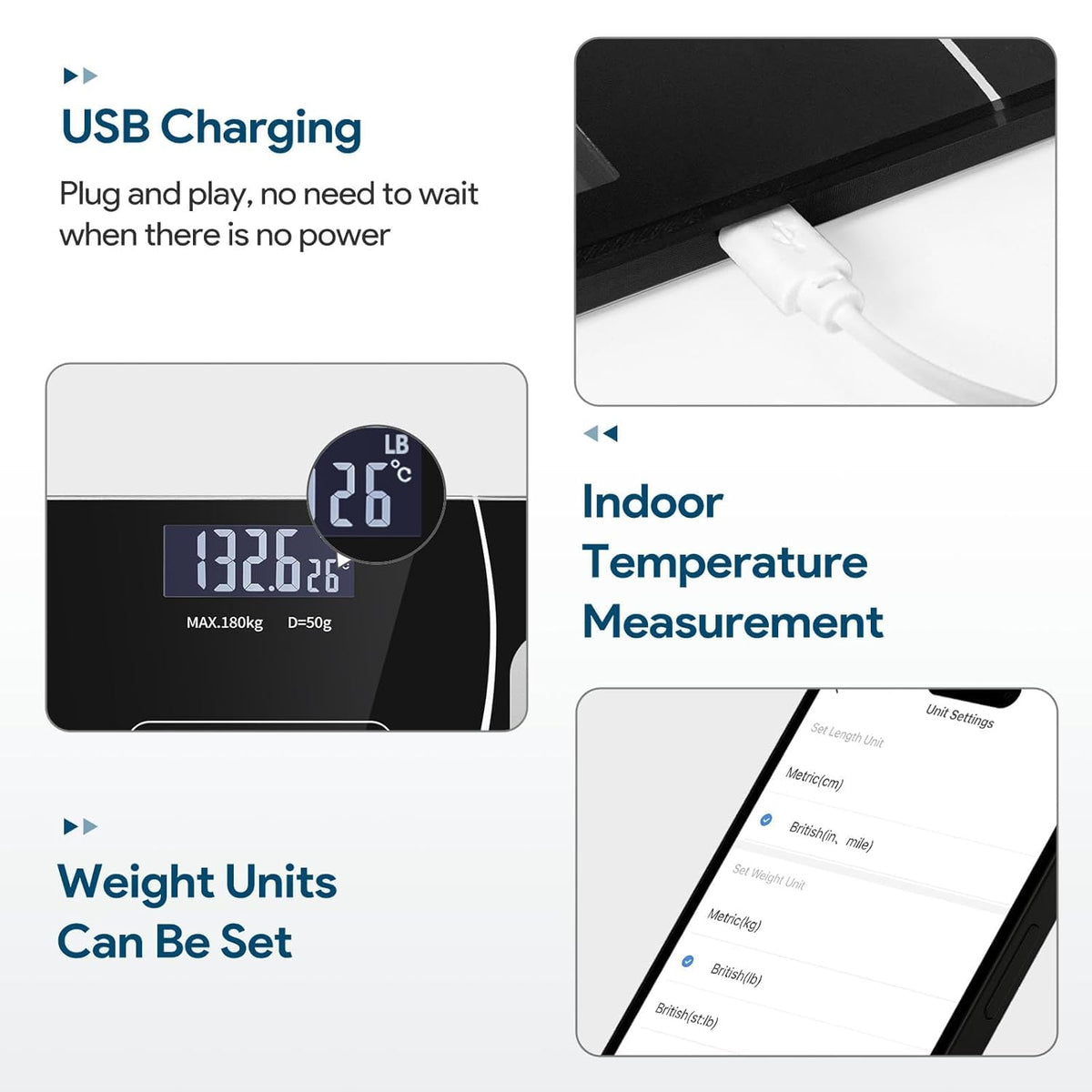 Leosportz Smart BMI & Body Fat Weighing Scale