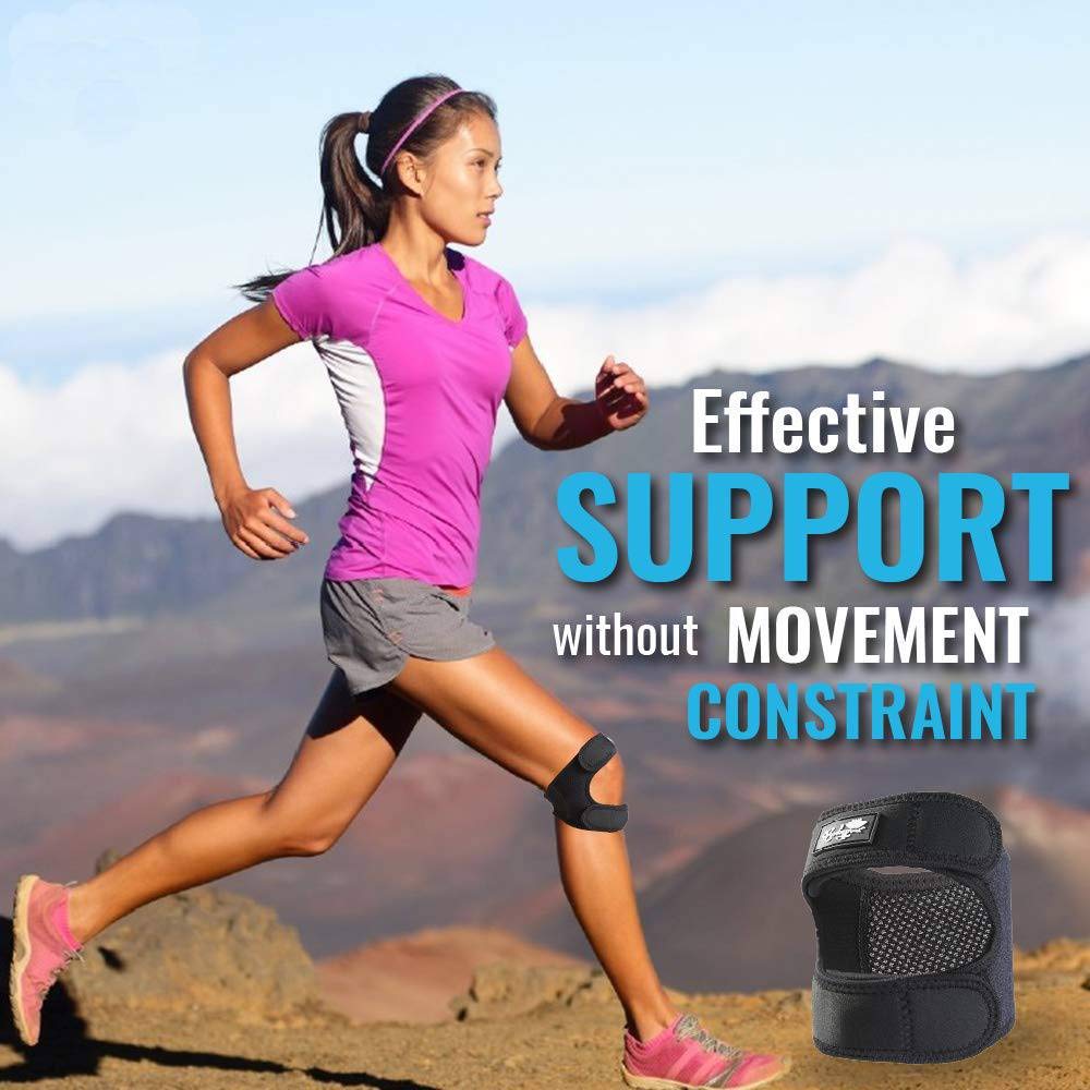 Leosportz Adjustable Neoprene Dual Knee Support Strap