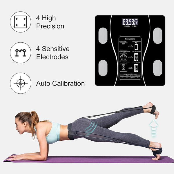Leosportz Smart BMI & Body Fat Weighing Scale