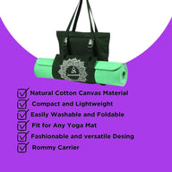 Leosportz Yoga Mat Bag with 3-Pocket Design