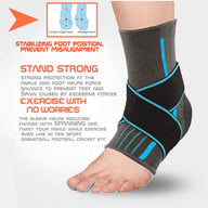 Leosportz Adjustable Ankle Support Brace Sleeve