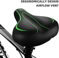 Leosportz Cushioned Bike Seat with Spring Suspension